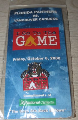 Florida Panthers "I Go to the Game" Pin