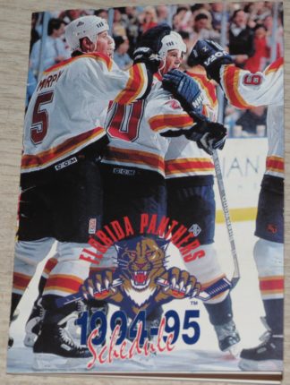 Florida Panthers 1994-95 NHL Pocket Schedule