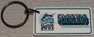 1993 Florida Marlins Inaugural Year Plastic Key Chain