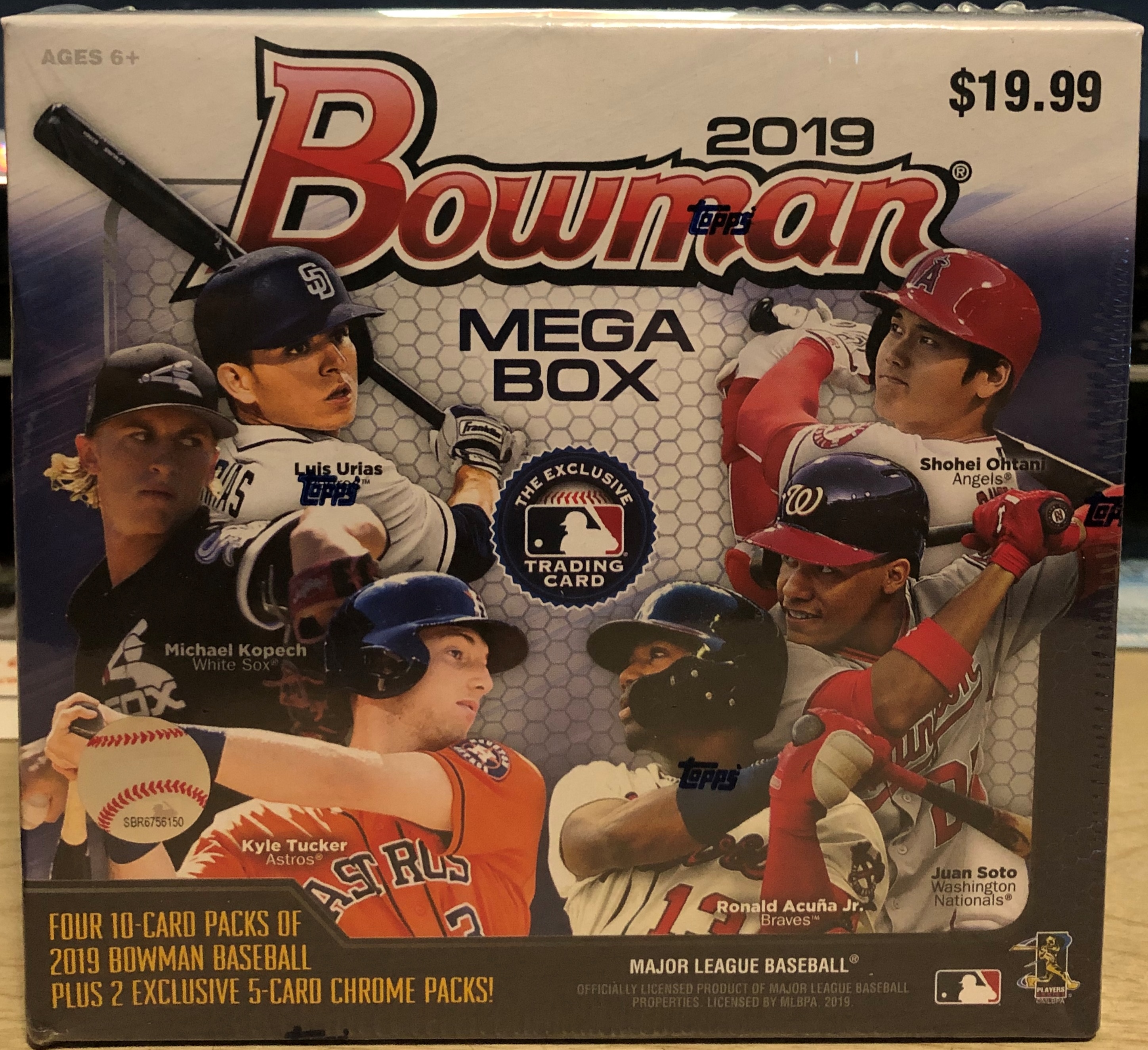 2019 Bowman Baseball Mega Box