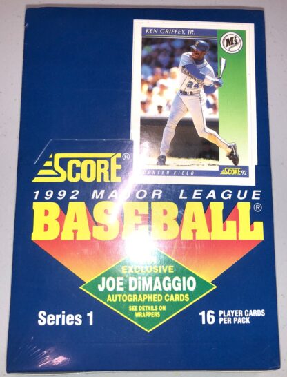 1992 Score Series 1 Sealed Wax Box - 36 Packs