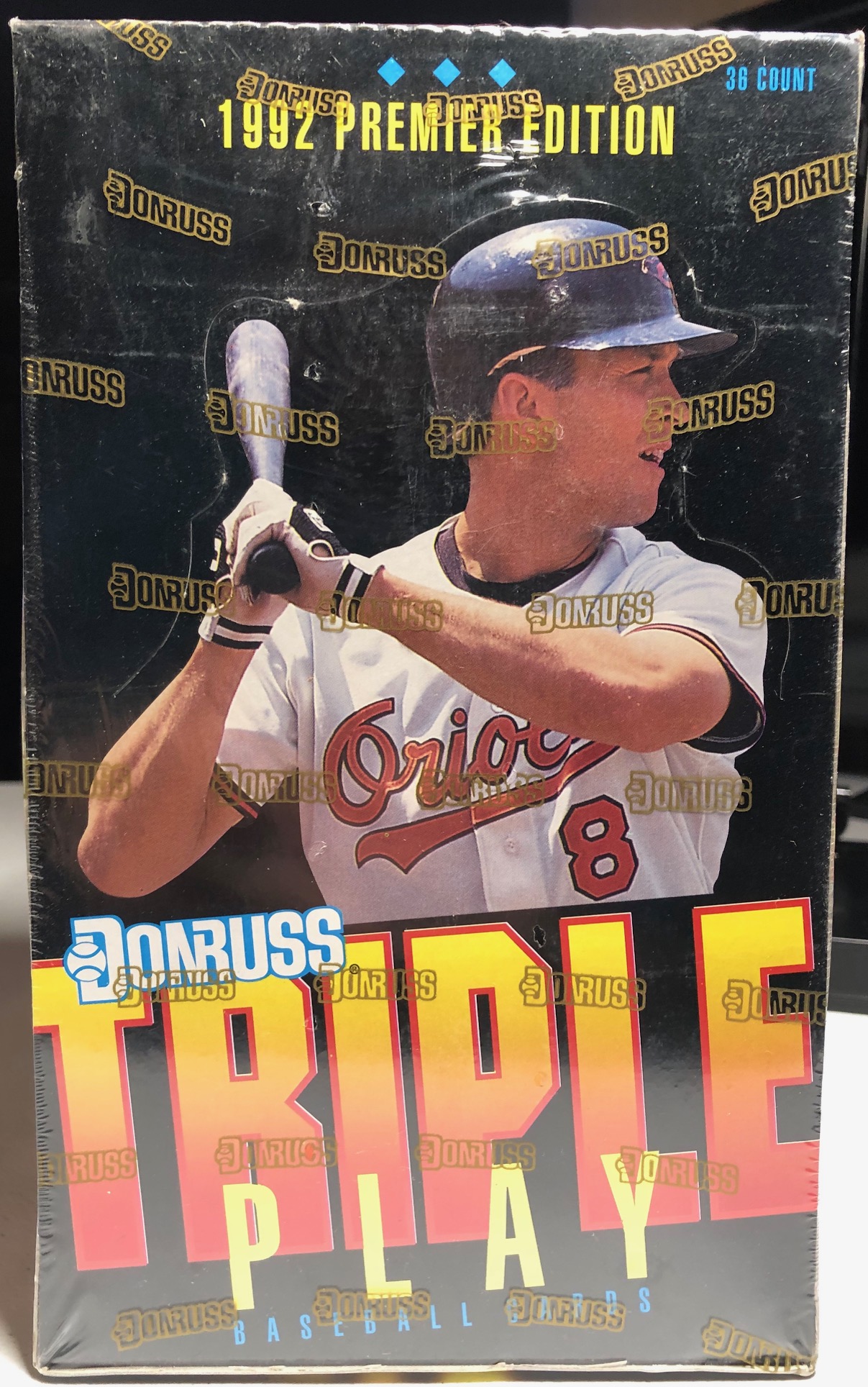 1992 Donruss Triple Play Factory Sealed Hobby Box - 36 packs - Premier Edition
