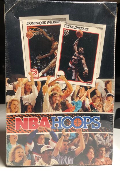 1991-92 Hoops Basketball Factory Sealed Hobby Box - 36 packs, 15 cards per pack