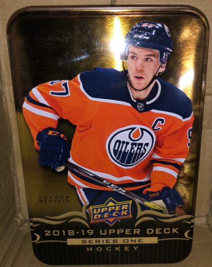 2018-19 Upper Deck Series One EMPTY Tin - Connor McDavid
