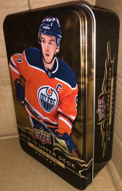 2018-19 Upper Deck Series One EMPTY Tin - Connor McDavid - Image 2