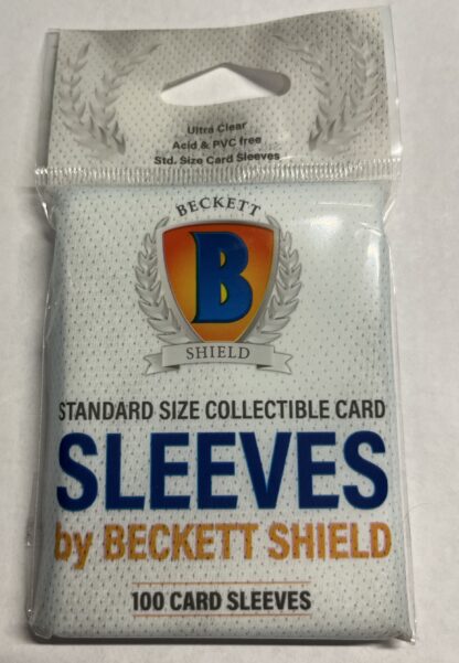 Beckett Shield Standard Size Collectible Card Sleeves Pack of 100