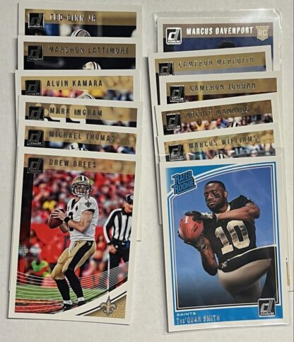 New Orleans Saints 2018 Donruss Team Set