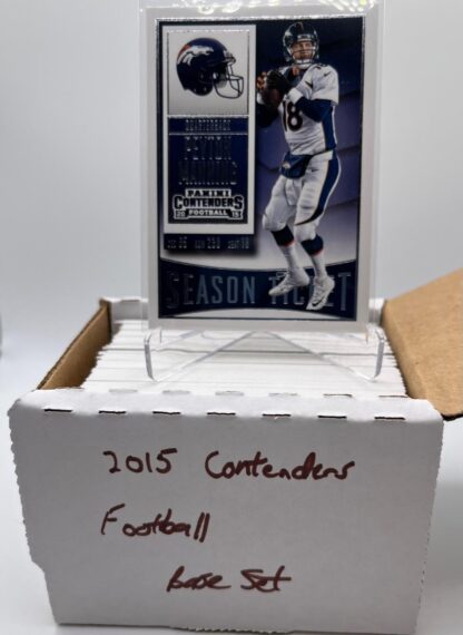 2015 Panini Contenders Football Base Set - Cards 1-100